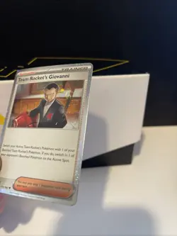 🌀 Swirl🌀Pokemon SV 2025 Destined Rivals Team Rockets Giovanni Holo Card 174 - Image 2