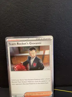 🌀 Swirl🌀Pokemon SV 2025 Destined Rivals Team Rockets Giovanni Holo Card 174 - Image 4