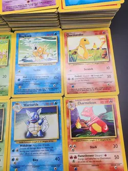 Vintage WOTC Bulk ~300 Card Lot Base Set Only Non Holo Good For Masterset LP - Image 2