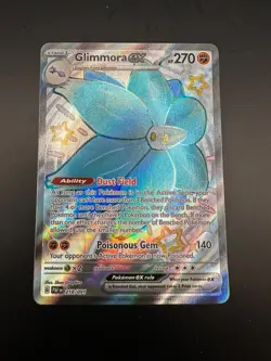 Pokemon Card Glimmora Ex 218/091 Shiny Ultra Rare Paldean Fates - Image 1