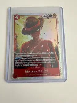 One Piece TCG OP12-015 Monkey.D.Luffy SR Card - Image 1
