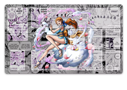 O-P Nami TCG Playmat Trading Card Game Custom CCG Duel Mat Mouse Pad One Piece - Image 1