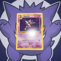 Pokemon - Haunter - Non Holo - 21/62 - Fossil - Rare Card - Near Mint - Image 1