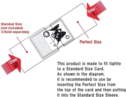 KMC 100 Pochettes Card Barrier Perfect Size Soft Sleeves 2 Pack Value Set ! - Image 5