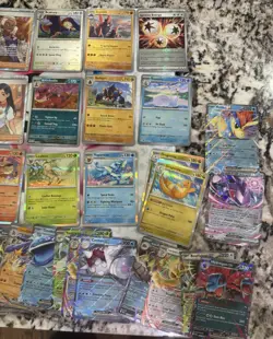 Pokemon TCG Card Collection Mixed Set with Holo and Rare Cards - Image 5