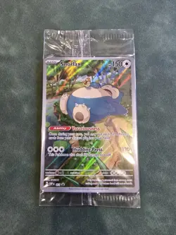 Pokemon TCG Snorlax Sealed 051 SV Scarlet & Violet Promo Card NM Condition - Image 1