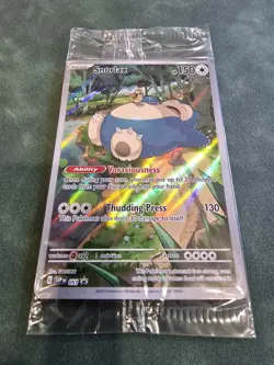 Pokemon TCG Snorlax Sealed 051 SV Scarlet & Violet Promo Card NM Condition - Image 2