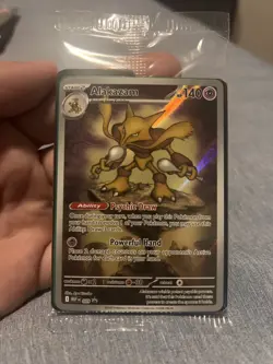 Alakazam Mega Evolutions Promo Card Pokemon TCG Sealed Black Star Promo - Image 1