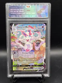 Pokemon TCG Sylveon VMAX Evolving Skies 212/203 Secret Rare Card Mint TGA 10 - Image 5