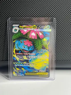 Mega Venusaur Ex 155/132 Ultra Rare Mega Evolution Pokemon Card Mint Condition - Image 1