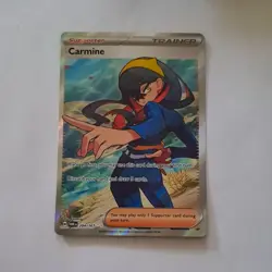 Pokemon TCG Carmine Holo Ultra Rare Card Twilight Masquerade 204/167 Sv06 NM / M - Image 1