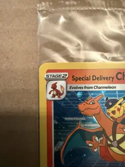 Special Delivery Charizard Pokemon Center Promo Card Sealed SWSH075 - New - Image 2