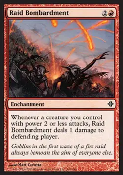 Raid Bombardment -Foil Medium Play MTG Rise of the Eldrazi - Image 1