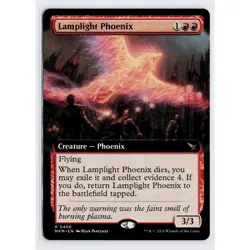 MTG Magic the Gathering Lamplight Phoenix (406/462) Murders at Karlov Manor - Image 1