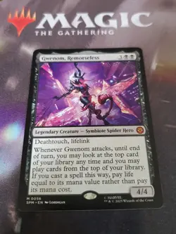 Mtg. Gwenom, Remorseless. Marvel's Spider-Man. Pack Fresh - Image 1