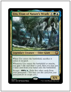 1x Uro, Titan of Nature's Wrath, Magic the Gathering MTG NM - Image 1