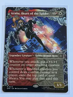 Arana Heart of the Spider 213 MTG Spider-Man 2025 Near Mint Non Foil Rare - Image 2
