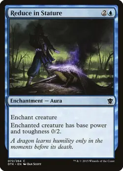 Magic the Gathering MTG Reduce in Stature Dragons of Tarkir DTK 072/264 C NM/M - Image 1