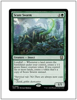 1x Scute Swarm, Magic the Gathering MTG NM - Image 1