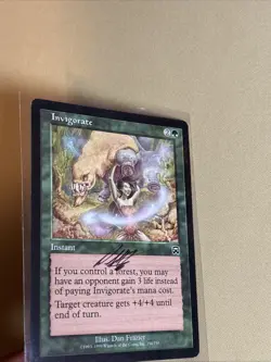 SIGNED! Invigorate MTG Magic Card - Image 3