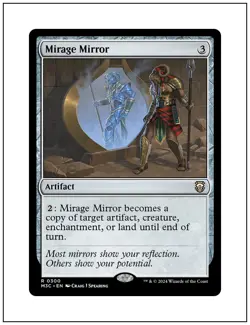 1x Mirage Mirror, Magic the Gathering MTG NM - Image 1