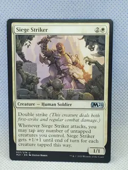Siege Striker Core Set 2021 Regular Most mix match Buy 1 1 free mtg F92 - Image 1