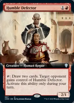 Humble Defector (Extended Art) - Near Mint MTG Commander Legends - Image 1