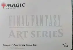 MTG Final Fantasy Art Series Sorceress's Schemes x1 Art Card 9/53 MINT PACK FRES - Image 2