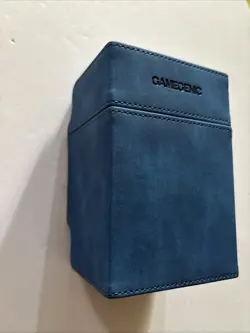 WATCHTOWER 100+ XL Blue / Dark Blue Deck Box GameGenic MTG Pokemon CCG Cards - Image 2