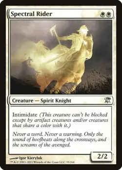 Magic the Gathering MTG Spectral Rider Innistrad ISD 35/264 Uncommon NM/M - Image 1