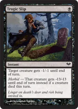 Tragic Slip - Near Mint MTG Dark Ascension - Image 1