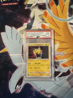 2018 Pokemon Pretend Boss Pikachu JPN SM Promo 191/SM-P - PSA 9 MINT - Image 1