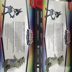 Pokemon Lucario Tyranitar Premium Collection Prismatic Sam’s Club 2x Lot Bundle - Image 2