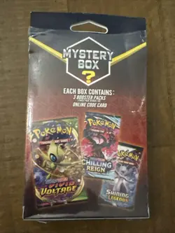 POKEMON Mystery Box Walmart Hanger (3 Booster Packs) SEALED Base Set Chase - Image 4