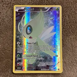 Celebi XY111 Full Art Holo Mythical Collection Promo Pokemon - Image 1