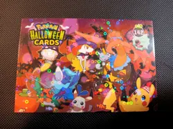 Pokemon 2025 DKV Collectoon Halloween Pikachu Fennekin 142 Circle Holo Peru - Image 1
