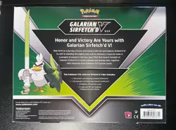 Pokemon Galarian Sirfetch'd V Collection Box Factory Sealed Sword And Shield - Image 2