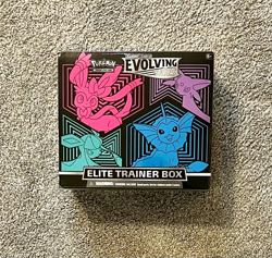 Pokemon TCG Evolving Skies ETB Elite Trainer Box Factory Sealed Box - Image 1