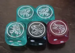 yugioh legendary dragon 5 dice set - Image 1