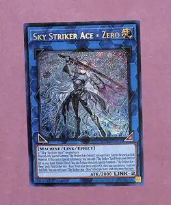 Yugioh! Sky Striker Ace = Zero DUAD-EN049 Secret Rare 1st Edition NM-MT - Image 1