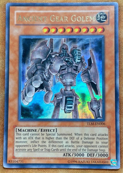 Ancient Gear Golem TLM-EN006 Unlimited Edition NM Ultra Rare Yugioh NM - Image 1