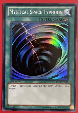 Yugioh Mystical Space Typhoon YS13-ENV12-Super Rare 1st Edition - Image 2