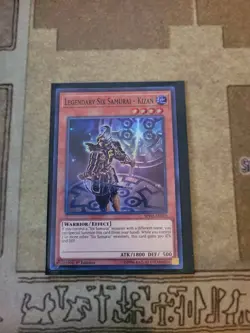 YUGIOH LEGENDARY SIX SAMURAI KIZAN SPWA-EN010 SUPER 1ST ED NM - Image 1