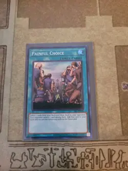 YUGIOH PAINFUL CHOICE SRL-EN049 SUPER UNLIMITED ED NM 2020/25TH - Image 1