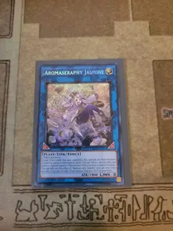 YUGIOH AROMASERAPHY JASMINE BLLR-EN093 SECRET 1ST EDITION NM - Image 1