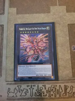 YUGIOH NUMBER C62: NEO GALAXY-EYES PRIME PHOTON DRAGON MP24 PRISMATIC SECRET NM - Image 1