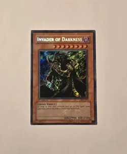 Yugioh Invader Of Darkness IOC-111 Secret Rare 1st Edition MP - Image 1