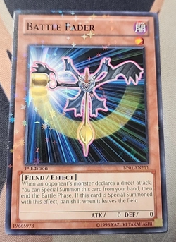 Battle Fader BP01-EN211 Starfoil Rare 1st Edition NM Yugioh NM - Image 1