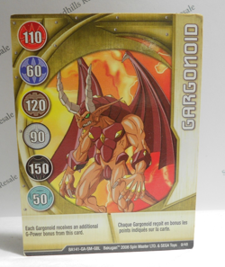 Bakugan Card - Gargonoid - Gold Gate Card - BA141 - 9/48 - 2008 - Image 1