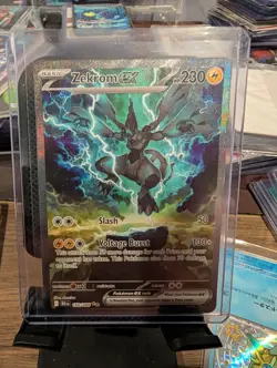 Pokemon Zecrom EX SIR 166/086 Pack Fresh Black Bolt NEAR MINT/CHASE CARD 🔥 - Image 1